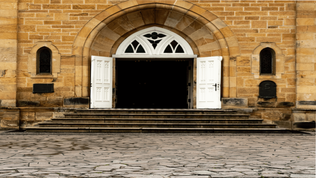 Digital Front Door of Church